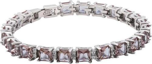 ​Gümüş Kare Zultanit Taşlı Kadın Bileklik  SL5770