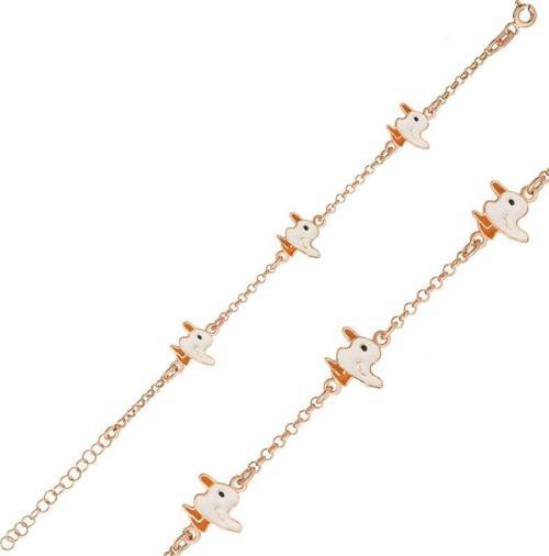 ​Gümüş Rose Ördek Çocuk Bileklik SL3012