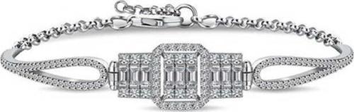 ​Gümüş Baget Bayan Bileklik SL3615