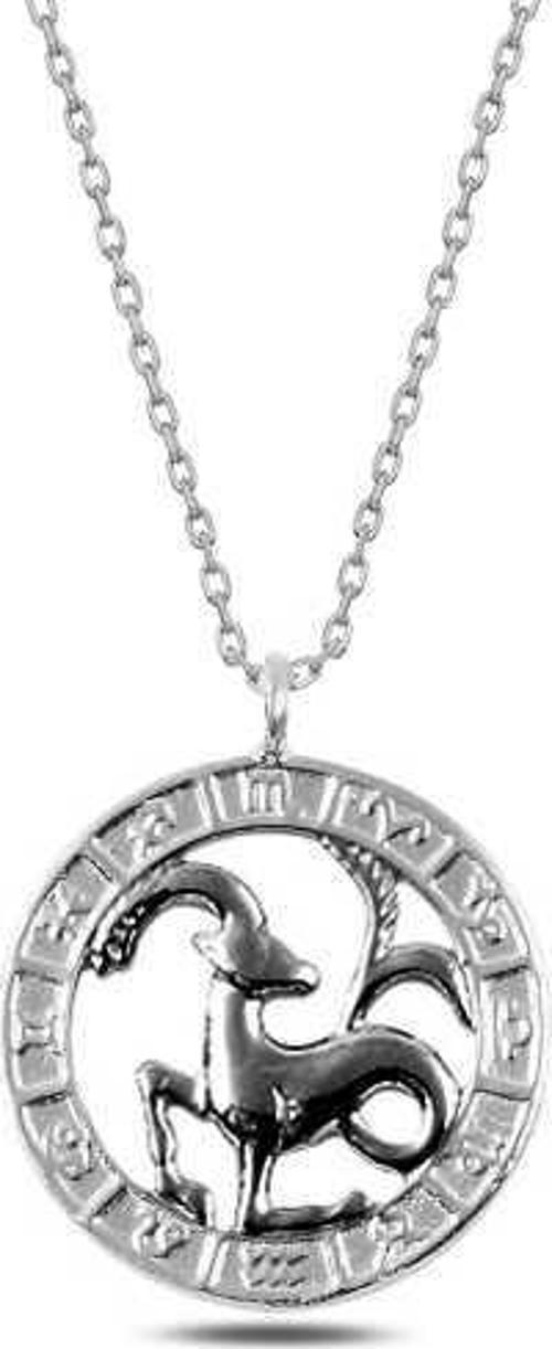 ​Gümüş Oğlak Burcu Kolye SL3734