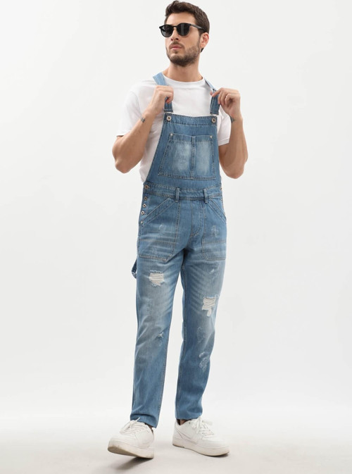 Erkek Jean Tulum Pantolon Buz Mavi