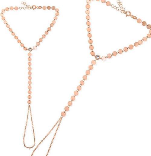 ​Gümüş Rose Pullu Şahmeran SL3109