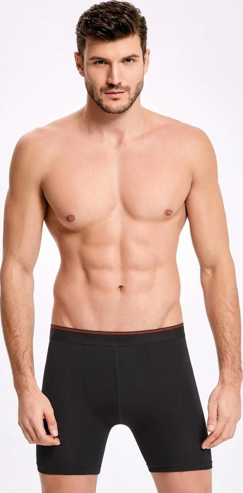 Likralı Uzun Erkek Boxer 3 Adet