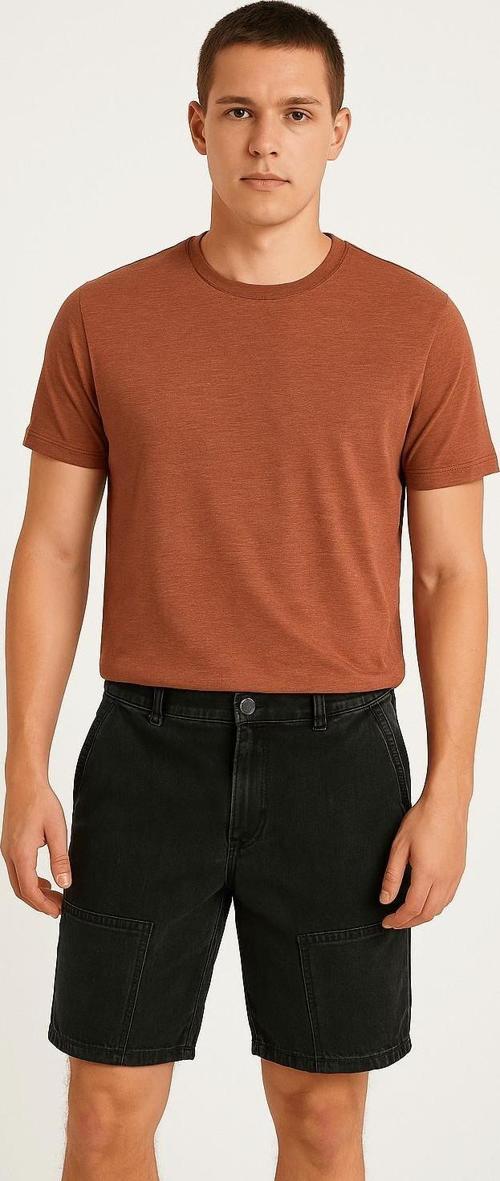 Erkek Cep Detaylı %100 Pamuk Rahat Kesim Antrasit Jean Kapri