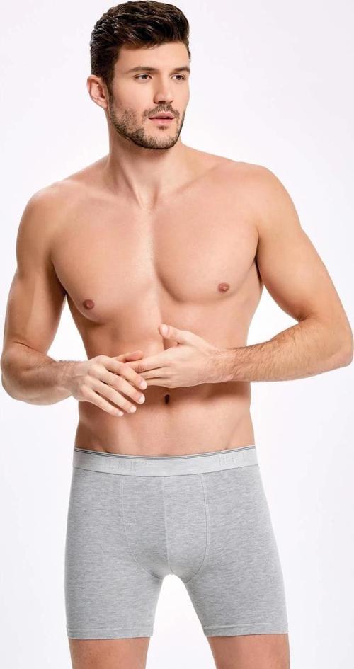 Likralı Uzun Erkek Boxer    3 Adet