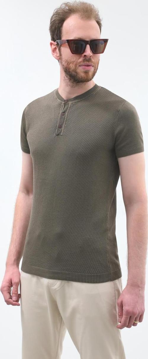 Bisiklet Yaka Triko Erkek T-Shirt