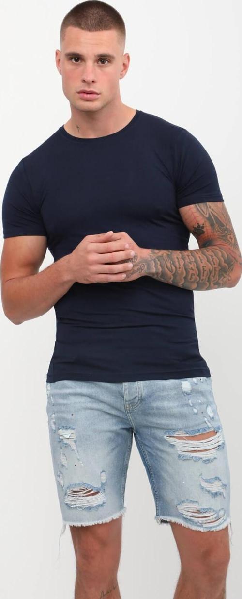 Bisiklet Yaka Basic Tişört Siyah