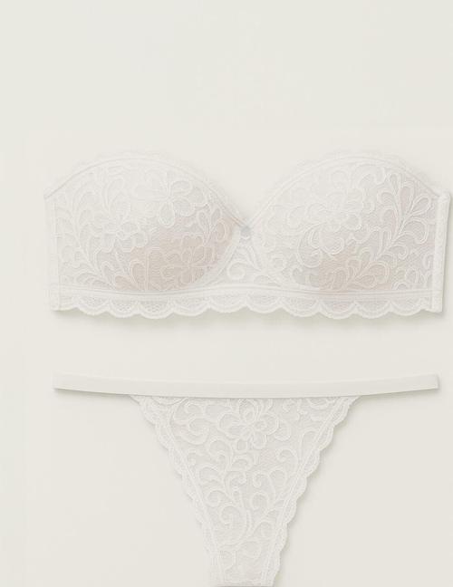 Kadın Ales Desteksiz Straplez Sütyen Takım