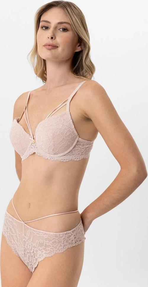 Soft Push Up Kaplı Dantelli Sütyen Takım