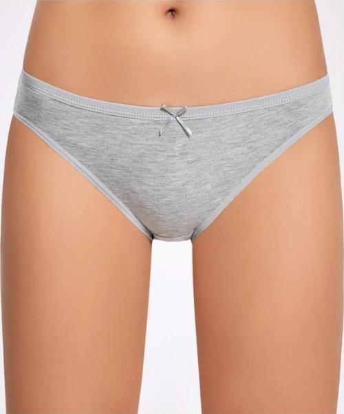 Likralı Fiyonklu Kadın Bikini Külot   10 Adet