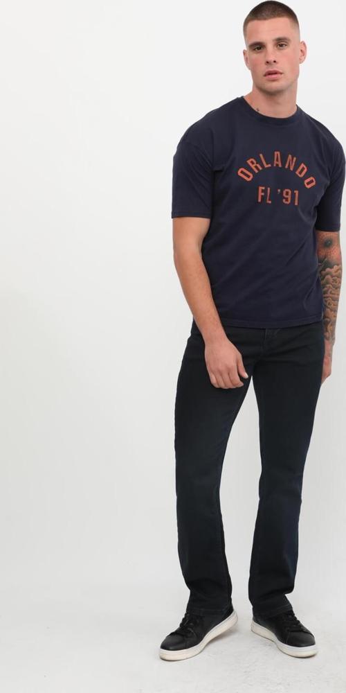 Erkek Likralı Regular Fit Lacivert Jean Pantolon
