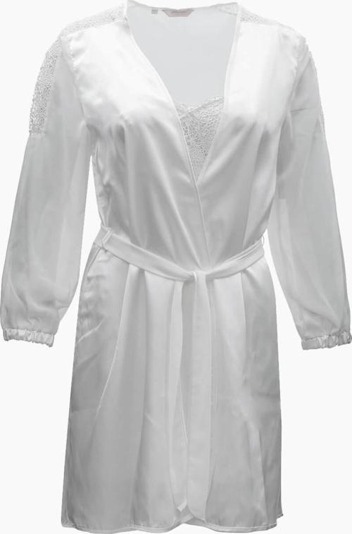 6 Lı Saten Gecelik Çeyiz Takım Ekru