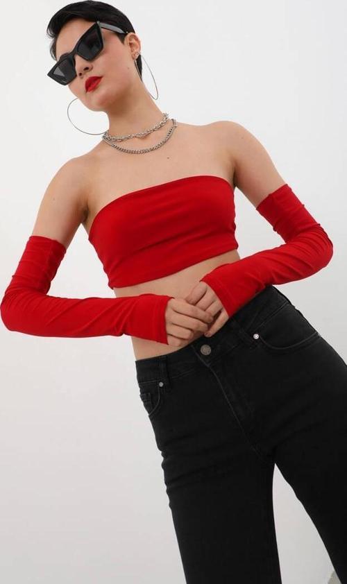 Kadın Yüksek Bel Flare Jean Pantolon Siyah