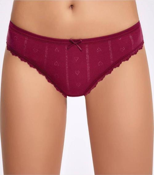 Jakarlı ( Transferli Ribana ) Kadın Bikini Külot   5 Adet
