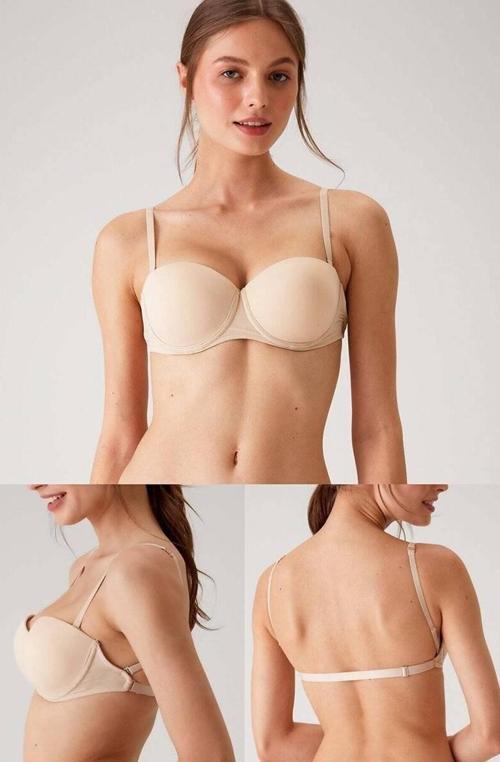 Kadın Siena Dolgusuz Straplez Multi Fonksiyonlu Sütyen
