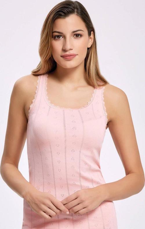 Jakarlı Geniş Askılı Kadın Atlet 3 Adet