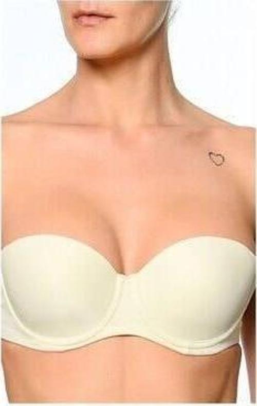 Kadın Sırtı Şeffaf Askılı Straplez Desteksiz Sütyen