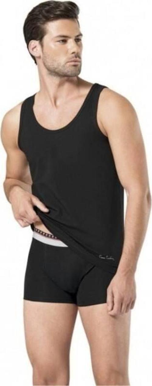 Erkek Stretch Atlet Boxer Takım Siyah 5'li