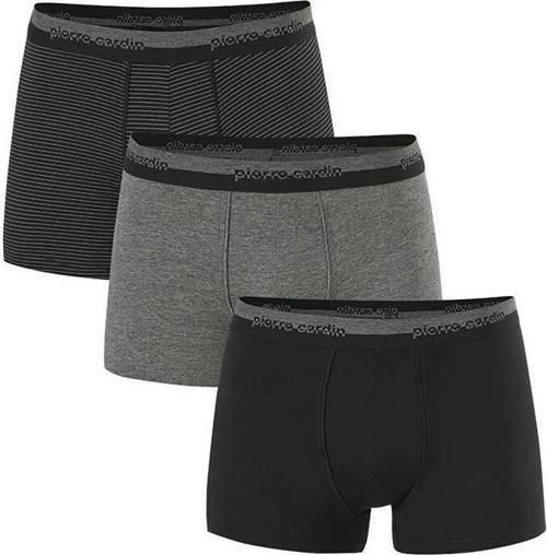 Erkek 3'lü Boxer Çizgili/Düz