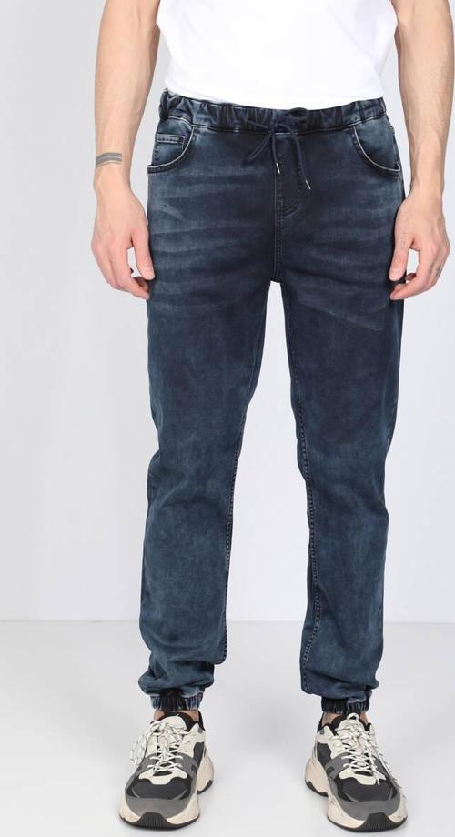 Erkek Lacivert Belden İpli Jogger Pantolon