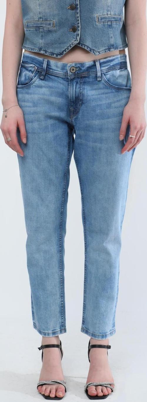 Kadın Likralı Straight Fit Jean Pantolon Mavi