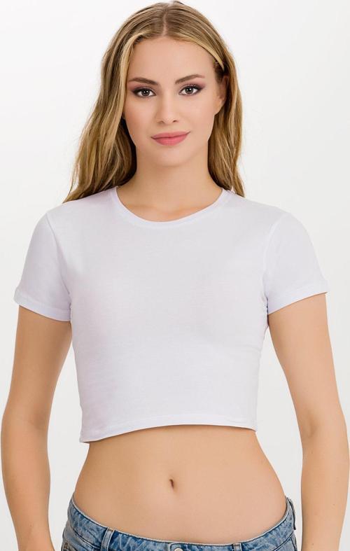 Kadın Likralı Kollu Crop