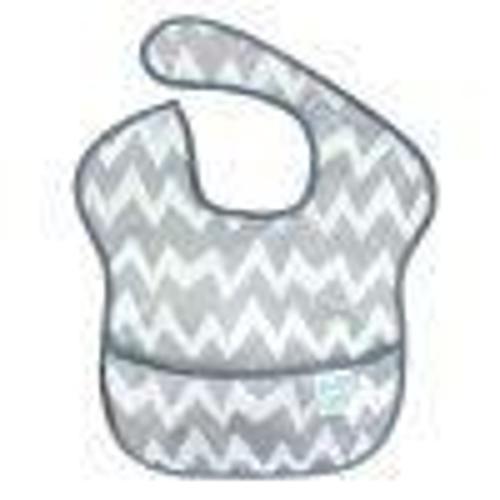 SuperBib Önlük (6-24 ay) Gray Chevron