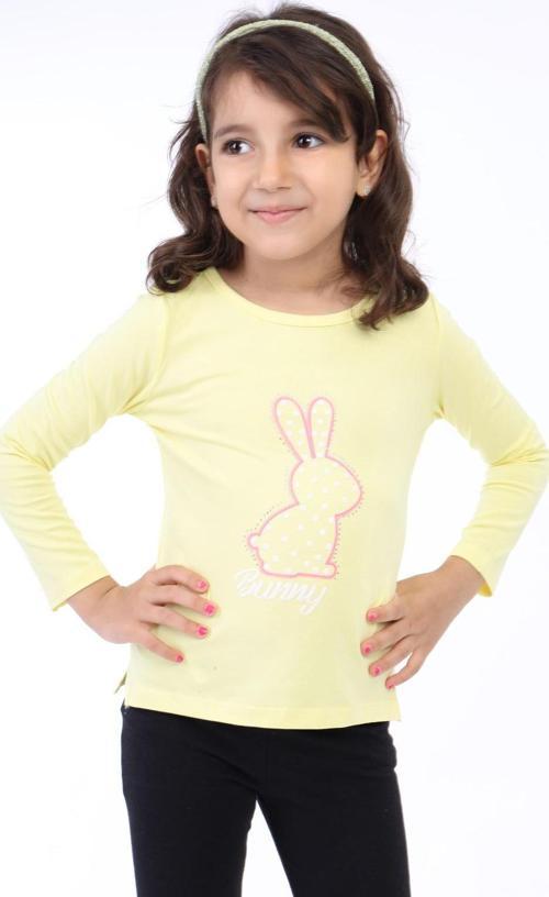 Toontoy Kız Çocuk Baskılı Tişört