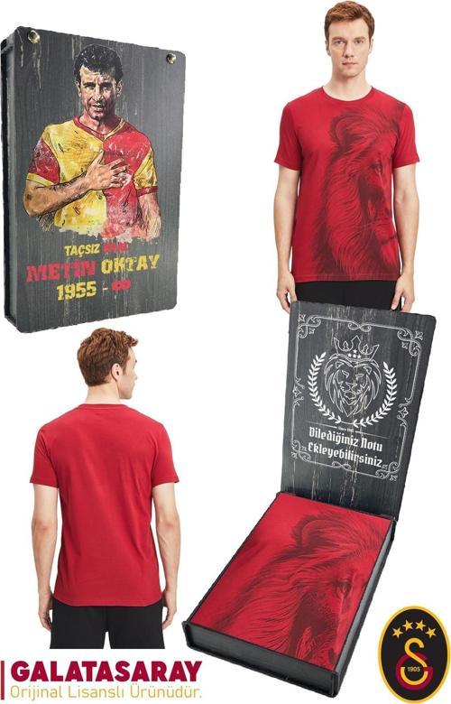 Orijinal Lisanslı Aslan Baskılı T-Shirt Kişiye Özel Metin Oktay Baskılı A