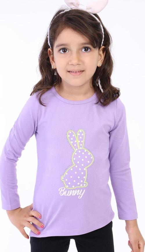 Toontoy Kız Çocuk Baskılı Tişört