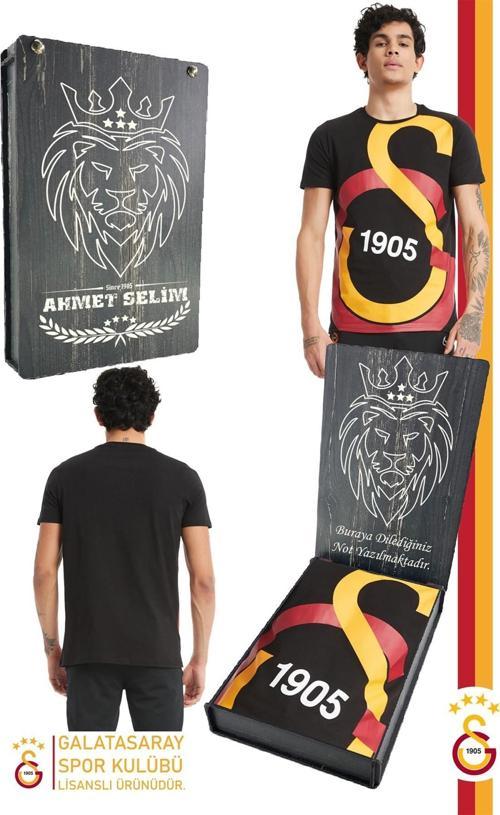 Orijinal Lisanslı Büyük Logolu T-Shirt Kişiye Özel Hediyelik Ahşap Kutul