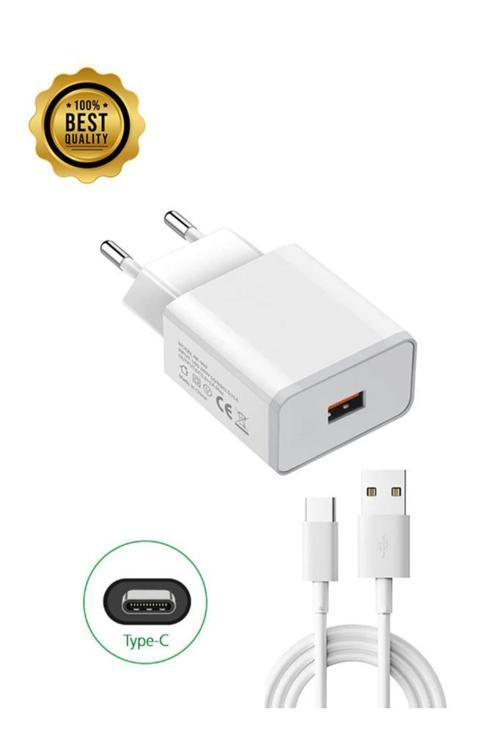 18W Hızlı Şarj Aleti Qualcomm Quick Charger USB To Type-C Kablolu