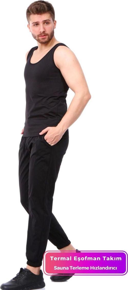 Premium Terleme Hızlandırıcı Rahat Şık Destekleyici Atlet Termal Sauna Eşofman Takım