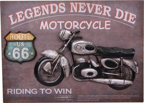 Metal Motosiklet  Duvar Dekoru GK0062