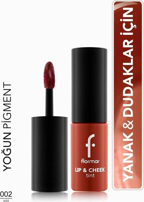 Uzun Süre Kalıcı Jel Tint (PEMBE) - Lip & Cheek Tint - 002 Kiss Lip & Cheek - 8682536066891