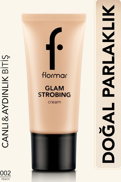 Aydınlatıcı Makyaj Bazı (şeftali) - Glam Strobing Cream - 002 Peach - 8690604645916