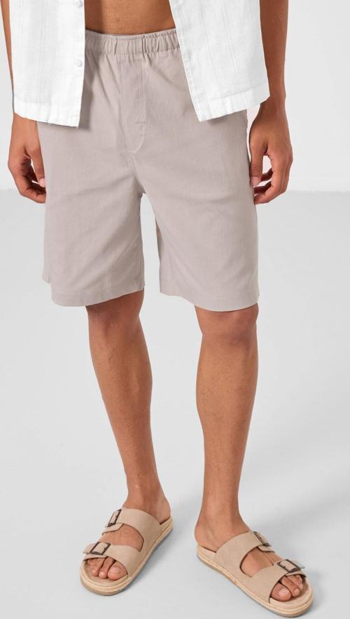 Taş Standart Fit Dokuma Hafif Esnek Chino Erkek Şort - 81291