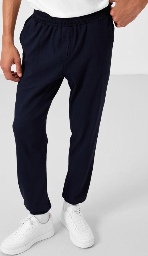 Lacivert Standart Fit Dokuma Hafif Esnek Chino Erkek Pantolon - 82176