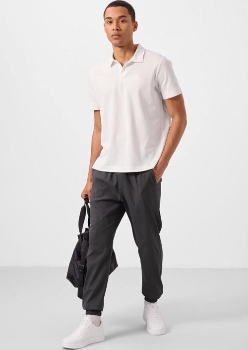 Antrasit Standart Fit Dokuma Hafif Esnek Chino Erkek Pantolon - 82176