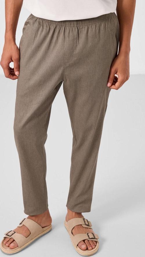 Camel Standart Fit Dokuma Hafif Esnek Chino Erkek Pantolon - 82179