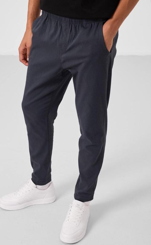 Gri Standart Fit Dokuma Hafif Esnek Chino Erkek Pantolon - 82180