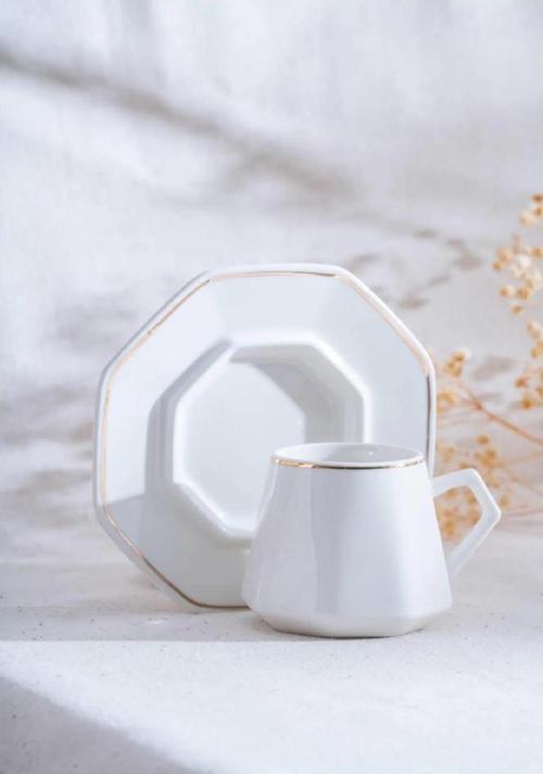 YKG-06613 ELERA GOLD 6 LI KAHVE FİNCAN TAKIMI