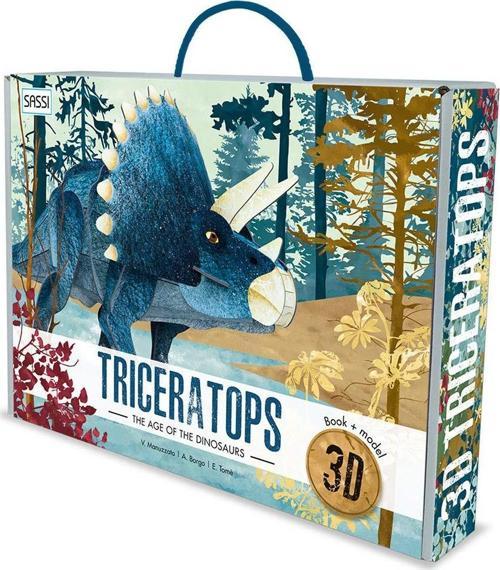 Sassi 3D Triceratops - Book and 3D Model