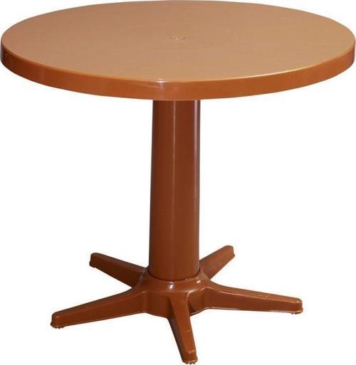 MT-GF205 Prima Rose Plastik Yuvarlak Bahçe Balkon Masa Ø75 cm