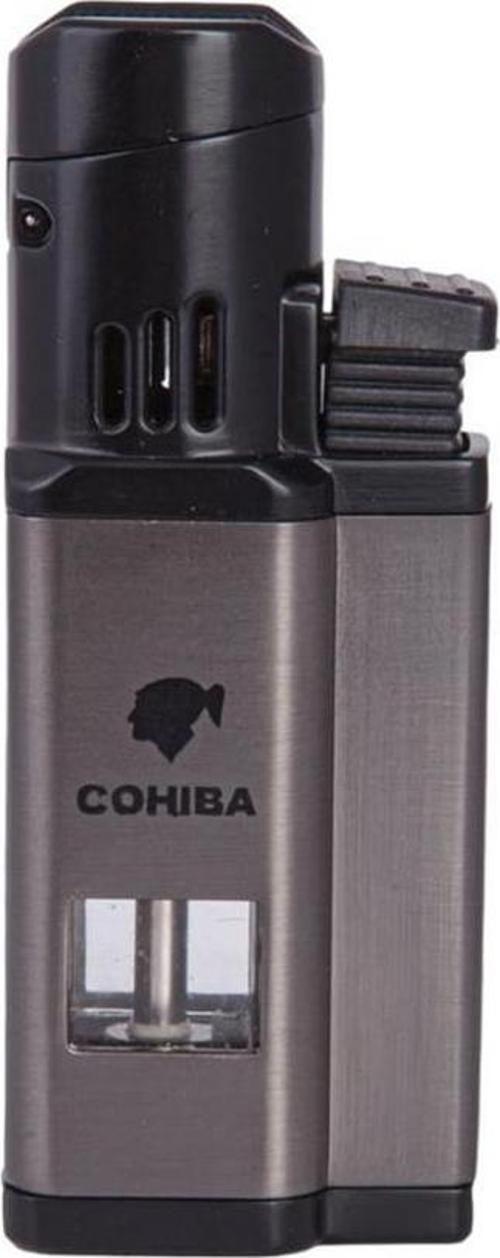 Cohiba CCM0436G 3 Jet Torch Puro Çakmağı Gri
