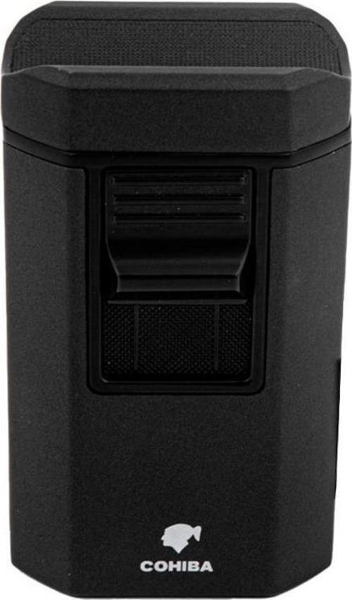 Cohiba CCM0610 4 Jet Torch Masa Tipi Puro Çakmağı Siyah
