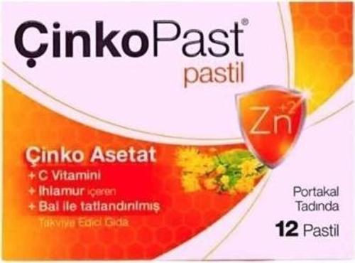 Çinkopast C Vitamini Ihlamur Bal Pastil 12'li- SKT:12/2027