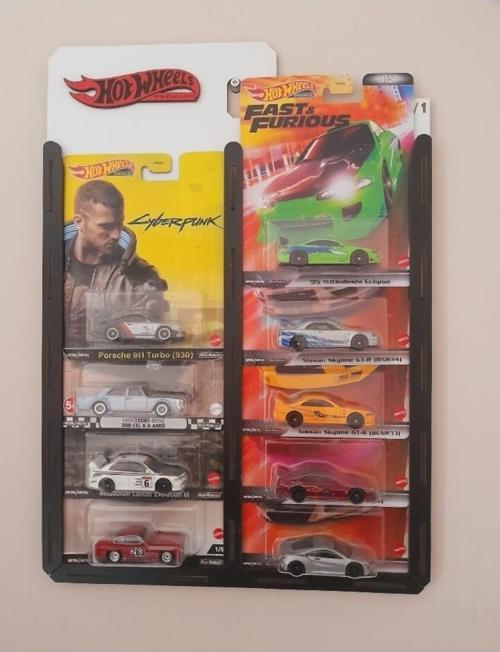 10 Araçlık Hotwheels Premium Rafı