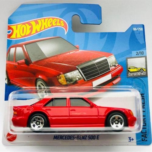 Mercedes Benz 500E Kırmızı 1:64 Ölçek Hotwheels Marka 86/250