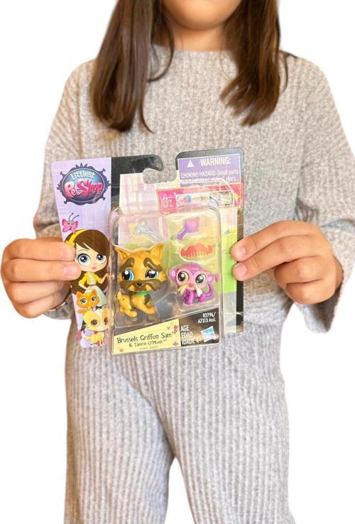 Littlest Pet Shop Neşeli Oyuncak Minişler 2'Li Aksesuarlı Miniş Ailesi Oyuncak Pet Shop Miniş 06